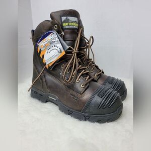 Matterhorn Men's 8" Waterproof Mining Non Metallic Toe Boot Shoes MT803 Size 7.5